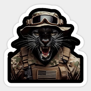 Patriot Panther by focusln Sticker